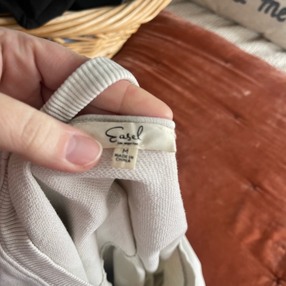 Easel Ruffle Sweatshirt Dress - Picture 4 of 4